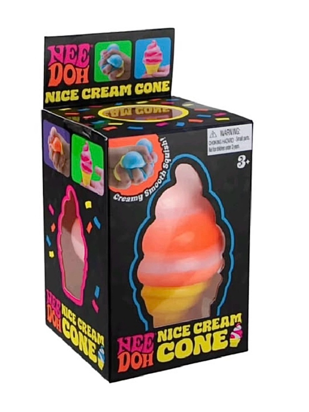 Needoh Nice Dream Cone Squishy Squeezy Fidget Toy Ice cream New SHIPS TODAY!